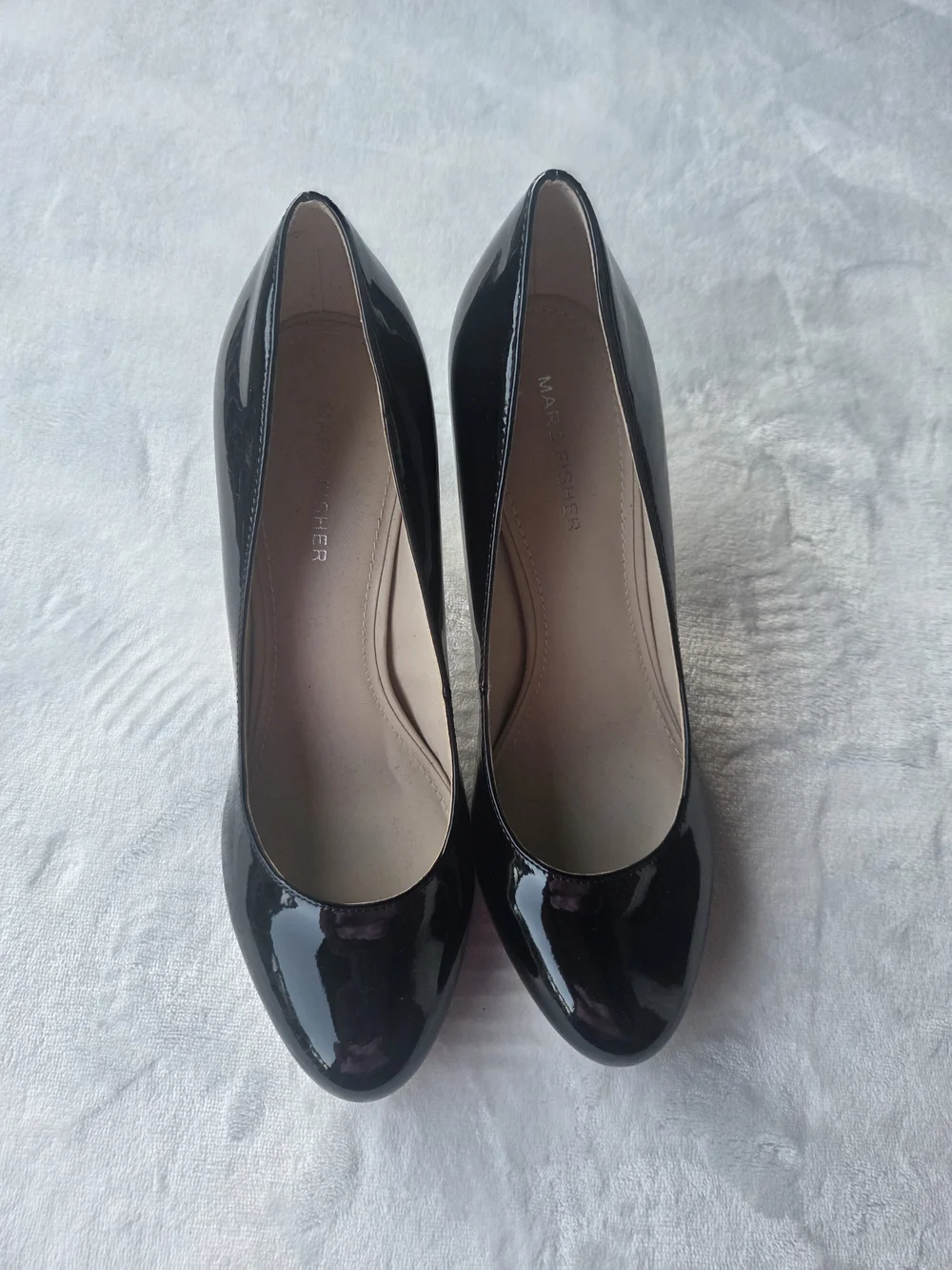 Marc Fisher Black Patent Leather Stiletto Pumps Size 9M